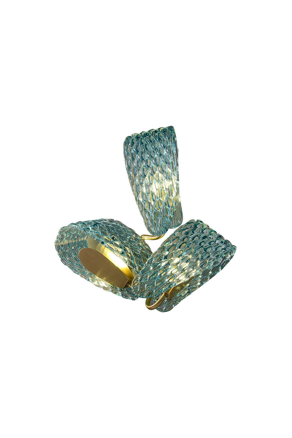 Petal Blue Glass Wall Lamp - everlamps
