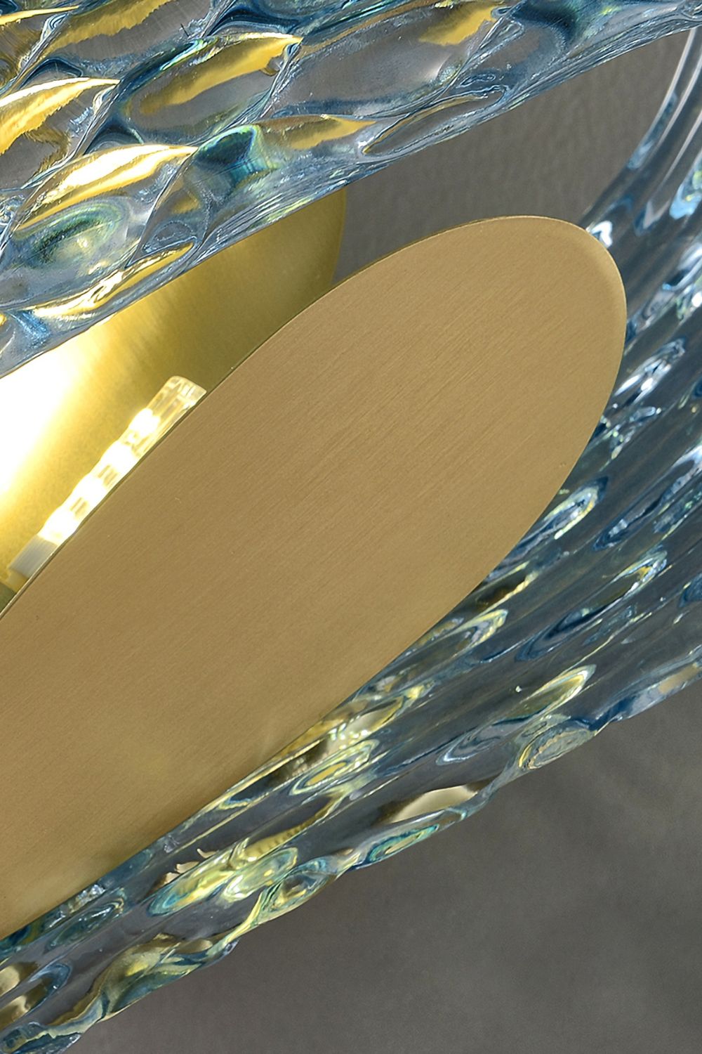Petal Blue Glass Wall Lamp - everlamps