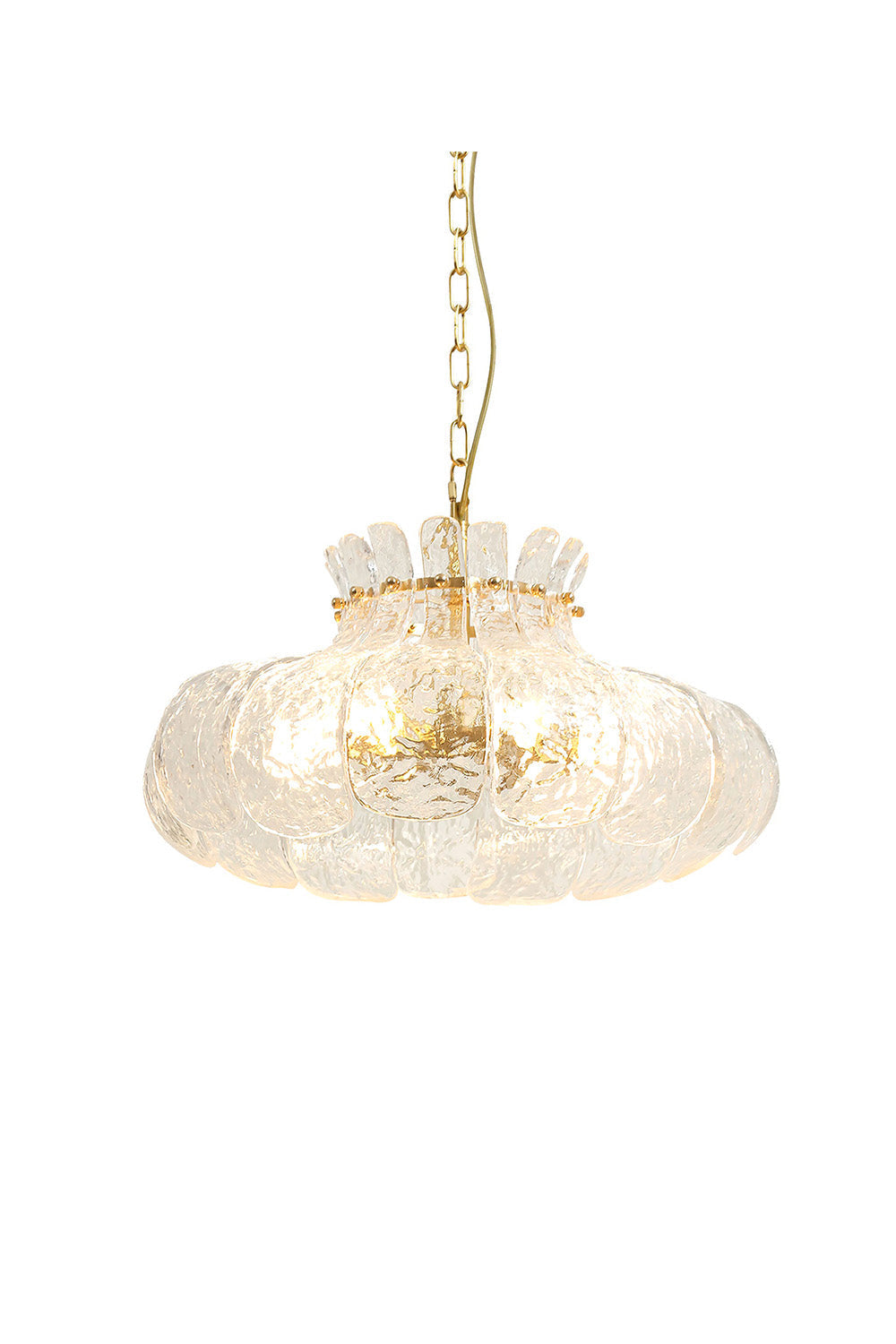 Modern Petal Ice Glass Pendant Light | everlamps