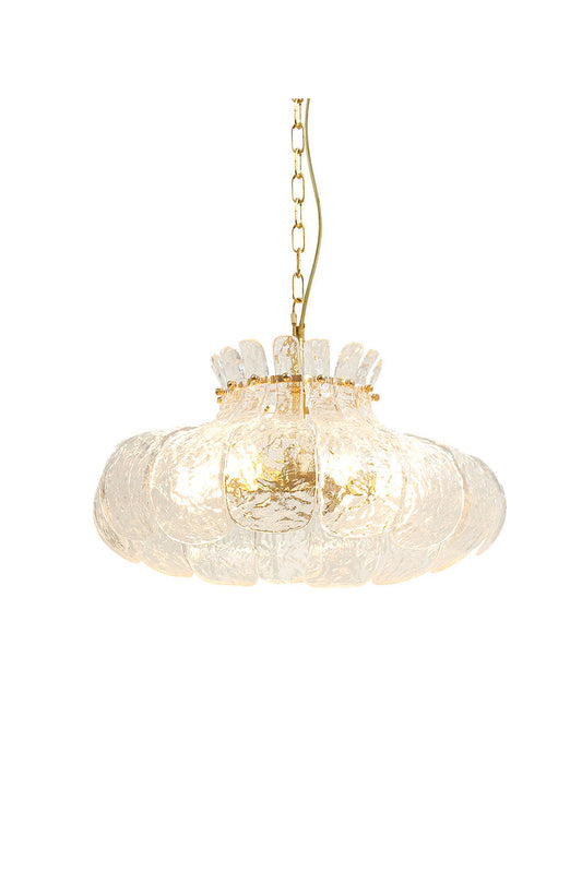 Modern Petal Ice Glass Pendant Light | everlamps