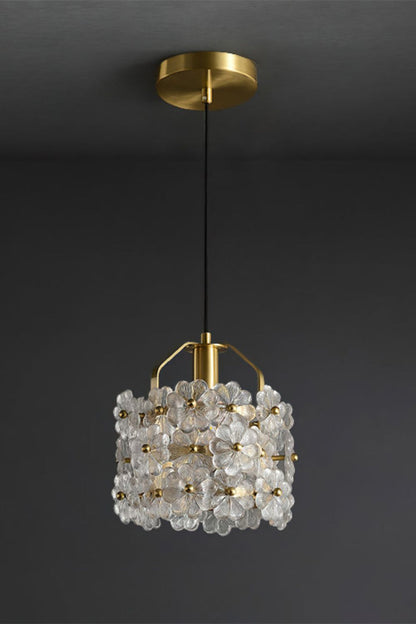 Petit Floral Glass Pendant Lamp - everlamps