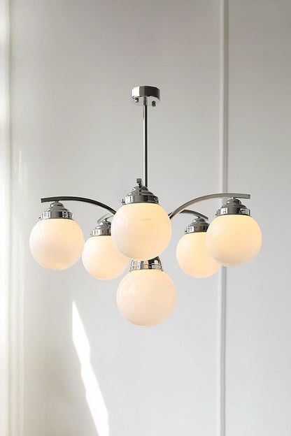 Pink Globe Modern Chandelier - view 3 | everlamps