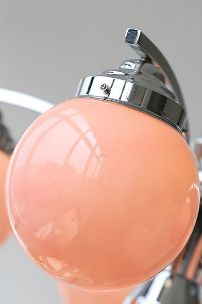 Pink Globe Modern Chandelier - view 16 | everlamps