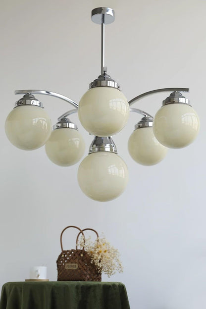Pink Globe Modern Chandelier - view 8 | everlamps