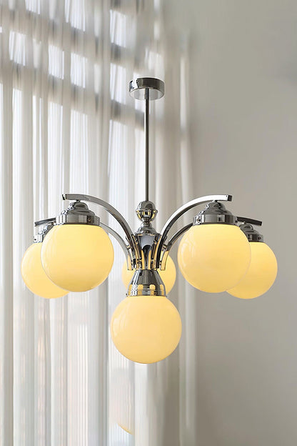 Pink Globe Modern Chandelier - view 14 | everlamps