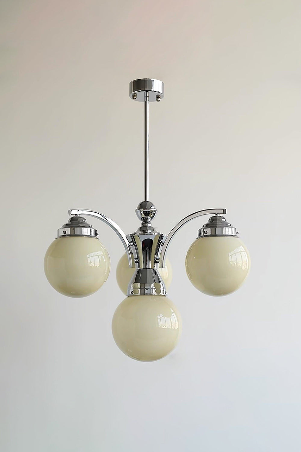 Pink Globe Modern Chandelier - view 9 | everlamps