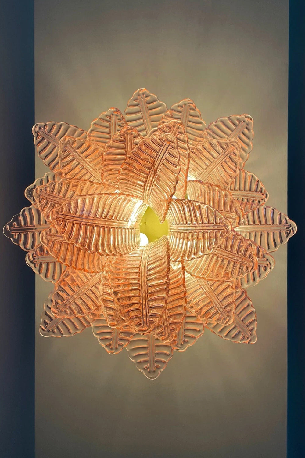 Pink Art Felci Glass Ceiling Light - view 9 | everlamps