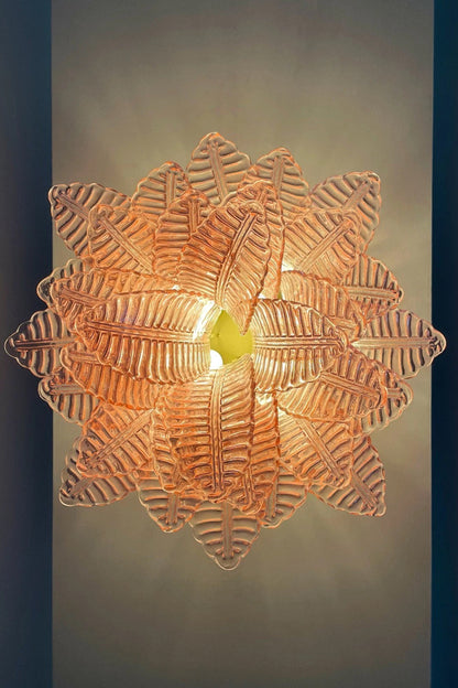 Pink Art Felci Glass Ceiling Light - view 9 | everlamps