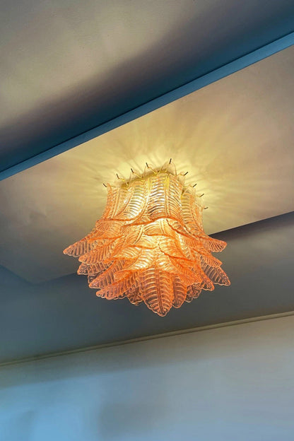 Pink Art Felci Glass Ceiling Light - view 7 | everlamps