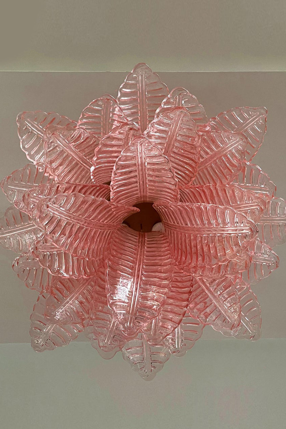 Pink Art Felci Glass Ceiling Light - view 13 | everlamps
