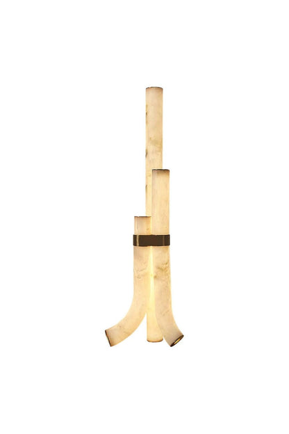 Piped Alabaster Floor Lamp | everlamps