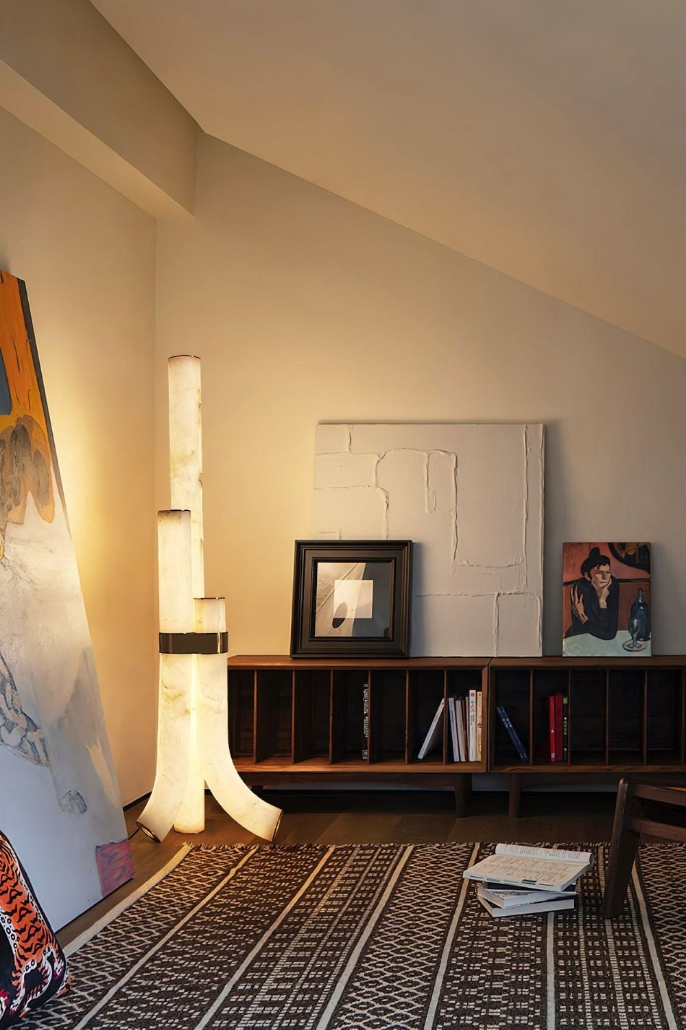 Piped Alabaster Floor Lamp - view 8 | everlamps