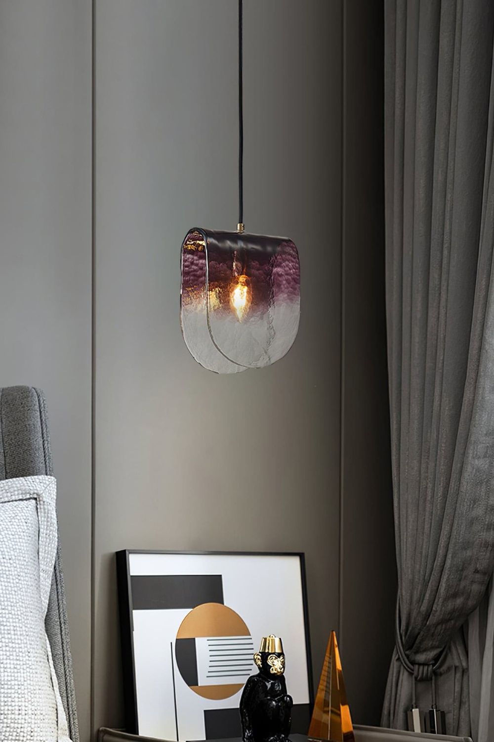 Planck Pendant Gradient Glass Light - view 2 | everlamps