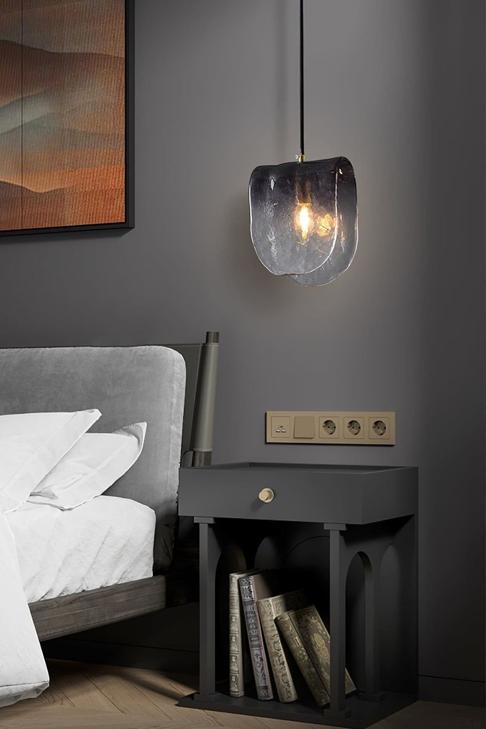 Planck Pendant Gradient Glass Light - view 3 | everlamps