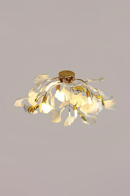 Porcelain Ginkgo Leaf Ceiling Light vexa lamps