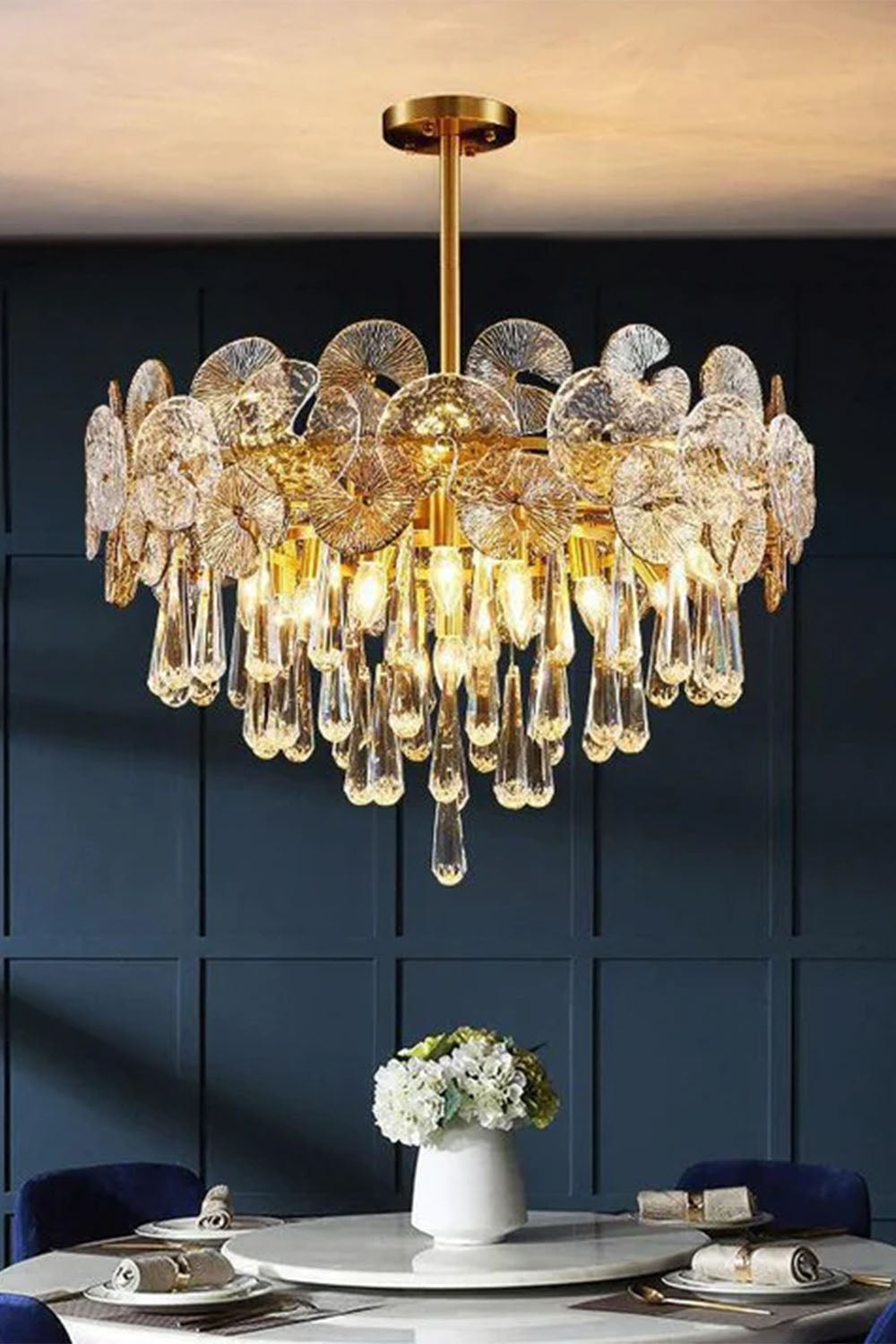Postmodern Light Luxury Crystal Chandelier - view 4 | everlamps
