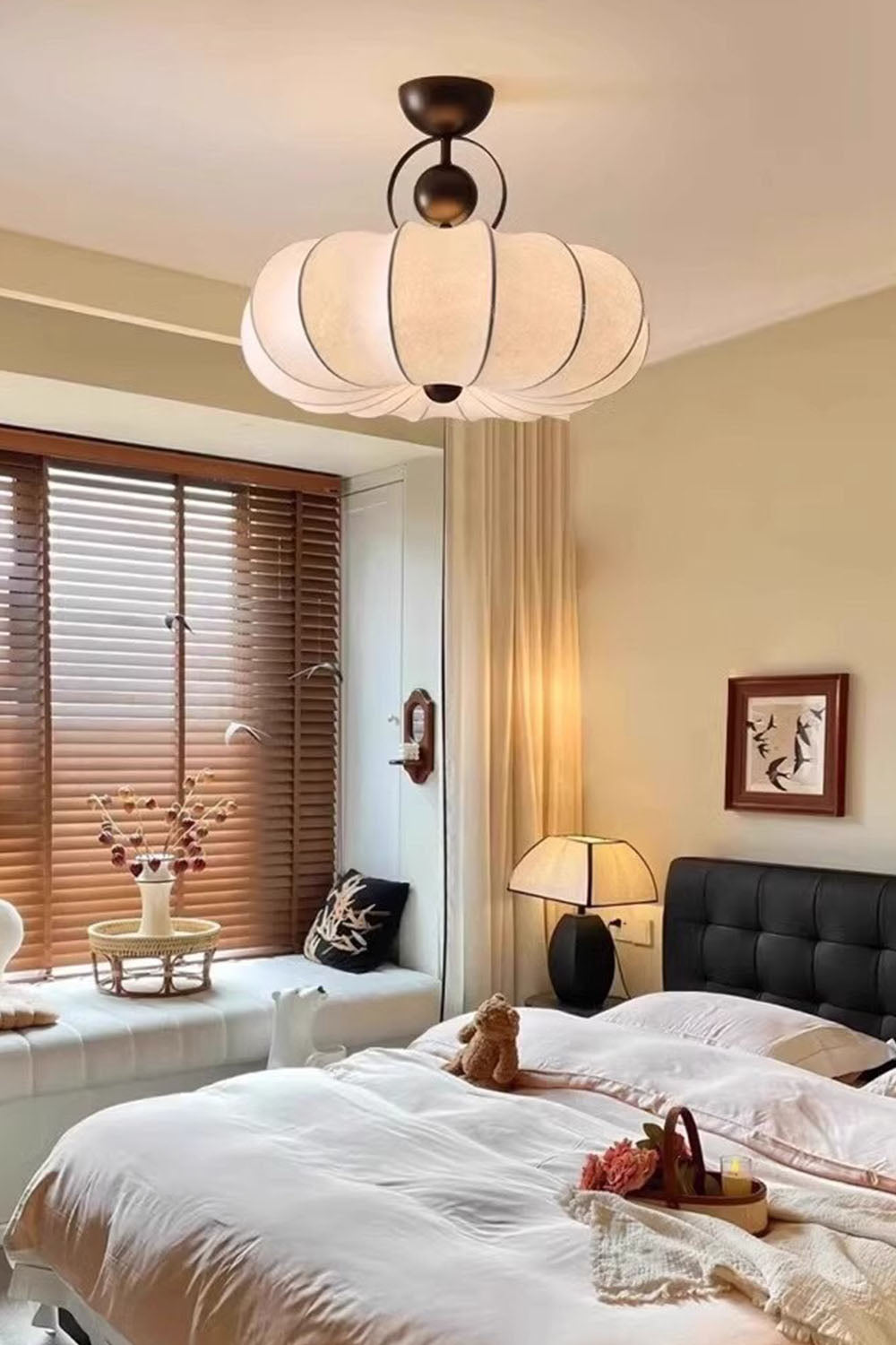 Pumpkin Silk Ceiling Lamp - view 10 | everlamps