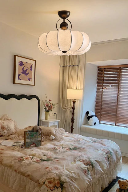 Pumpkin Silk Ceiling Lamp - view 5 | everlamps