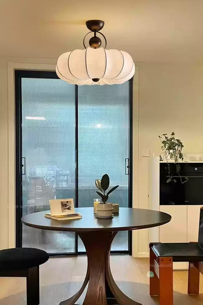 Pumpkin Silk Ceiling Lamp - view 2 | everlamps