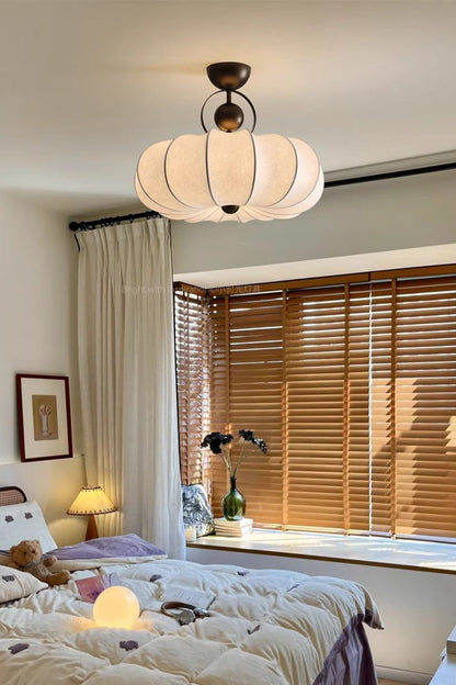 Pumpkin Silk Ceiling Lamp - view 15 | everlamps