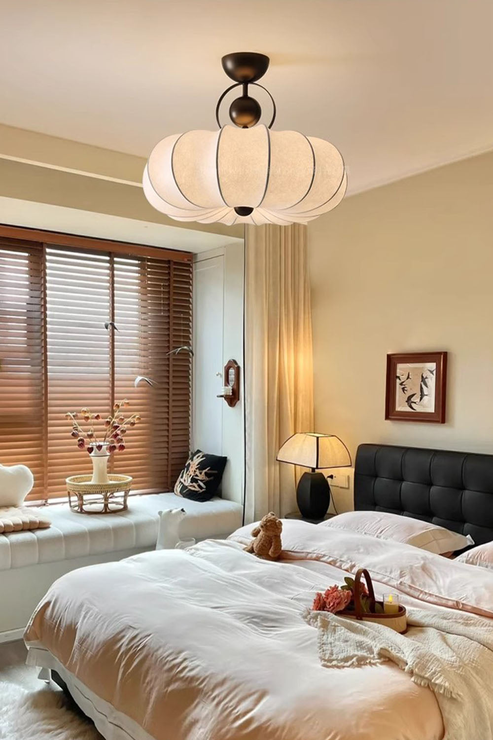 Pumpkin Silk Ceiling Lamp - view 16 | everlamps