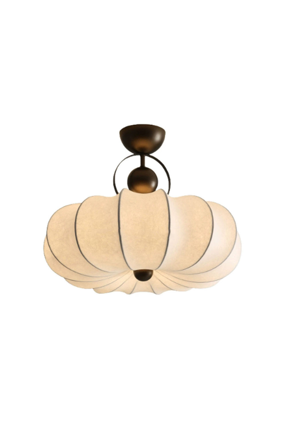 Pumpkin Silk Ceiling Lamp | everlamps