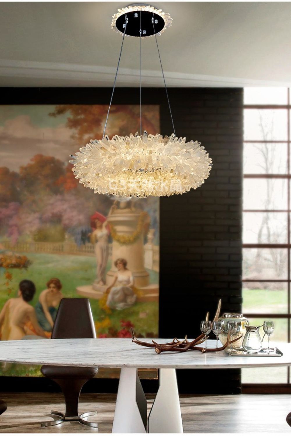 Quartz Crystal Chandelier - everlamps