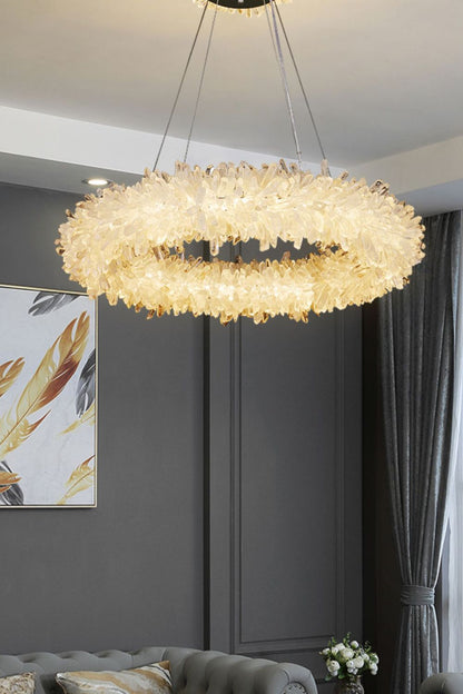 Quartz Crystal Chandelier - everlamps