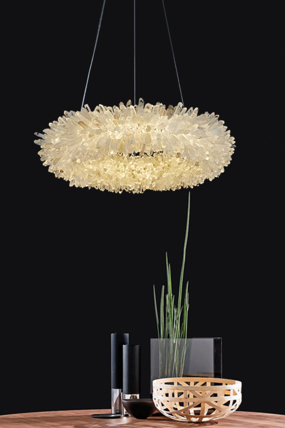 Quartz Crystal Chandelier - everlamps