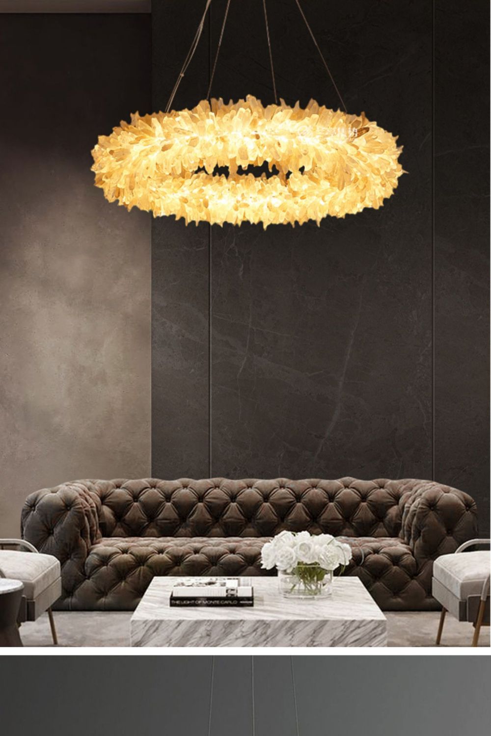 Quartz Crystal Chandelier - everlamps