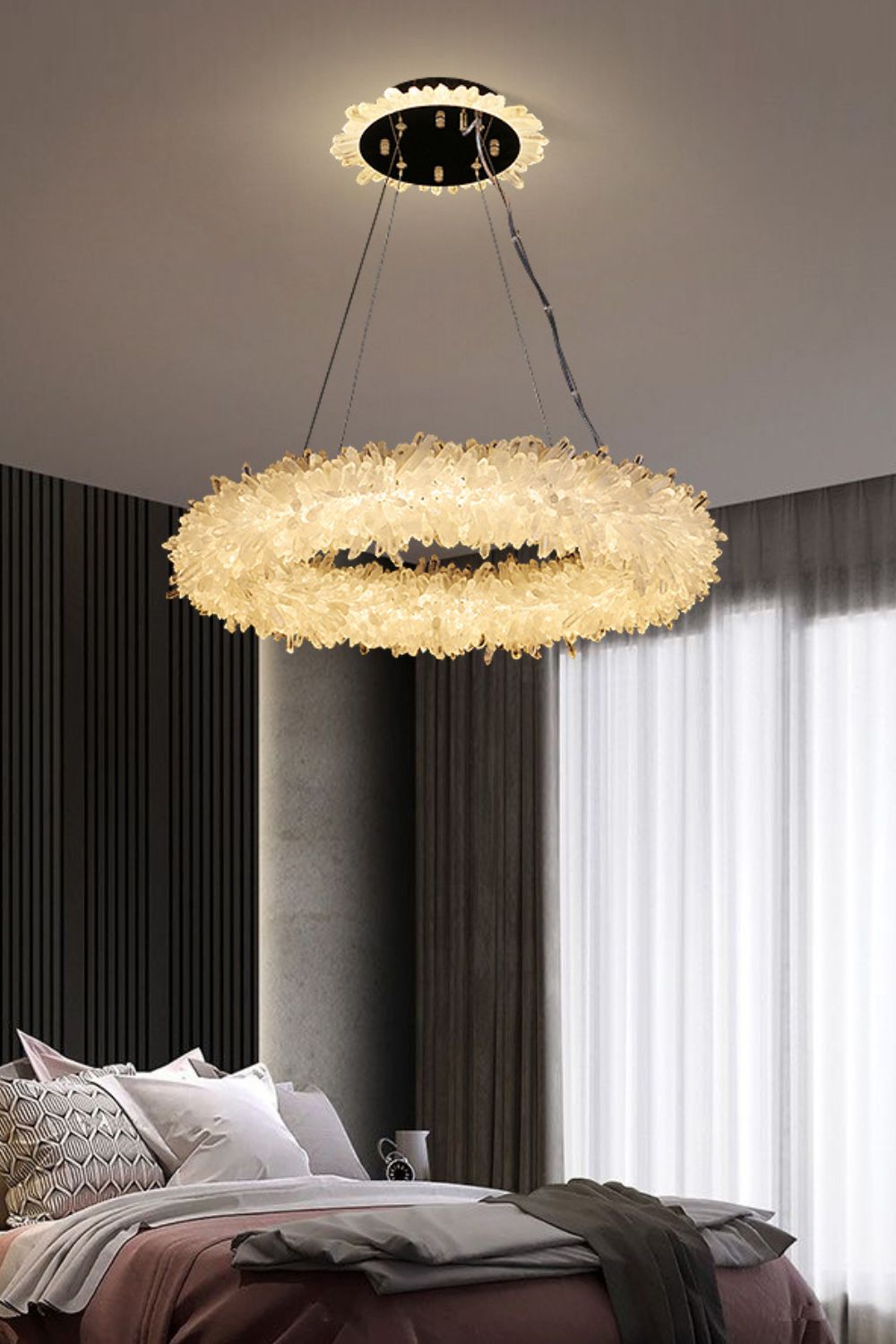 Quartz Crystal Chandelier - everlamps