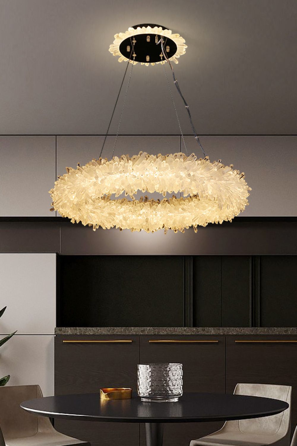 Quartz Crystal Chandelier - everlamps