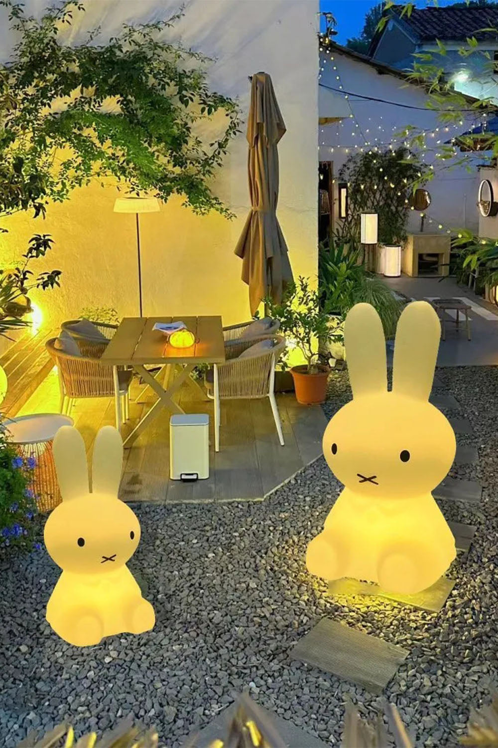 Rabbit PE Roto-molded Outdoor Floor Lamp - view 11 | everlamps