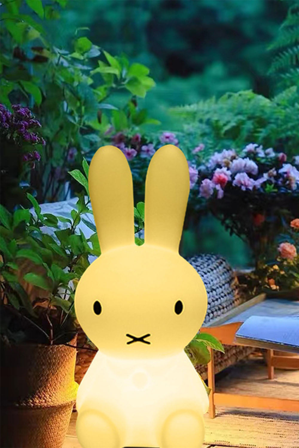 Rabbit PE Roto-molded Outdoor Floor Lamp - view 2 | everlamps