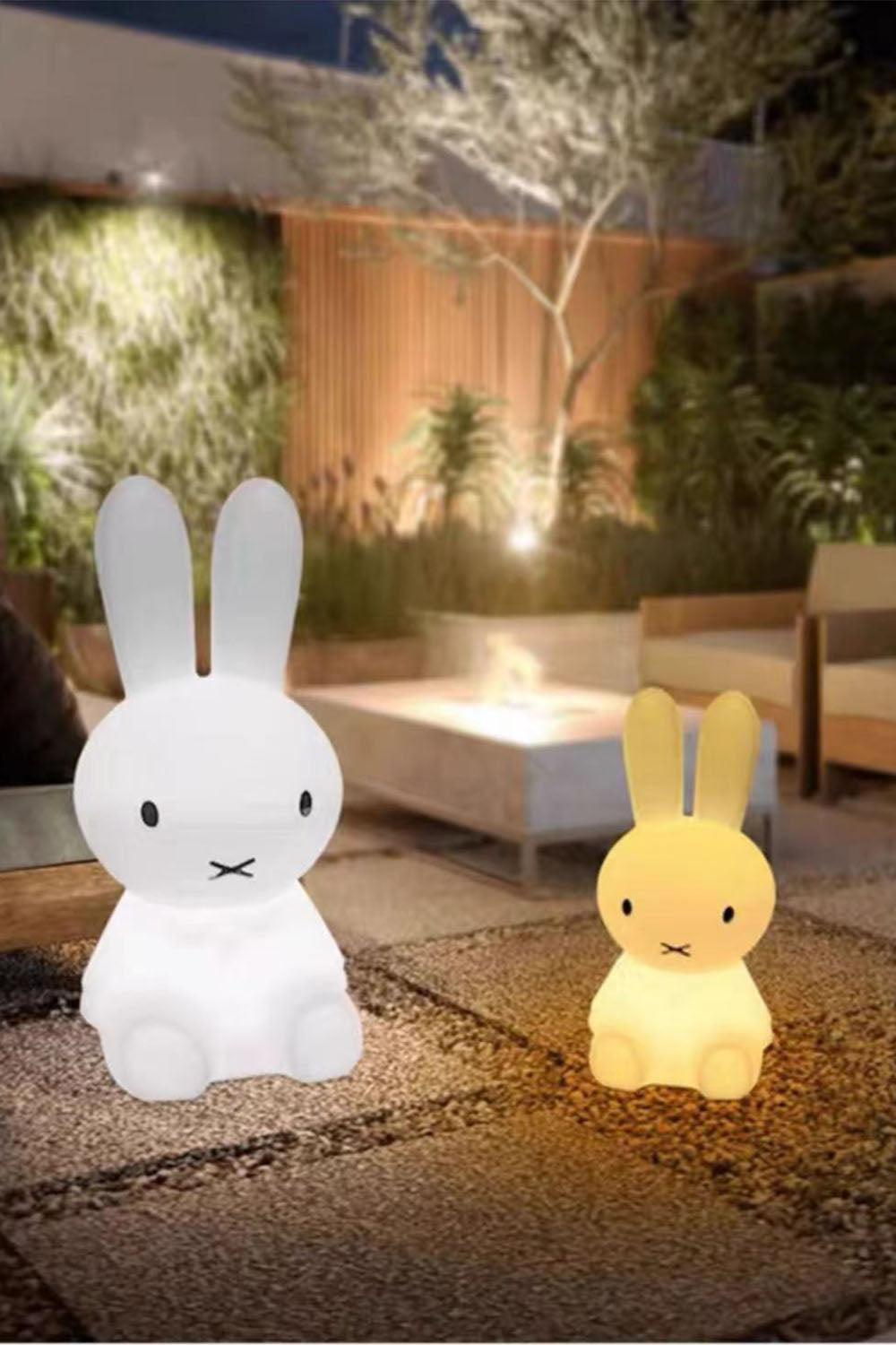 Rabbit PE Roto-molded Outdoor Floor Lamp - view 5 | everlamps