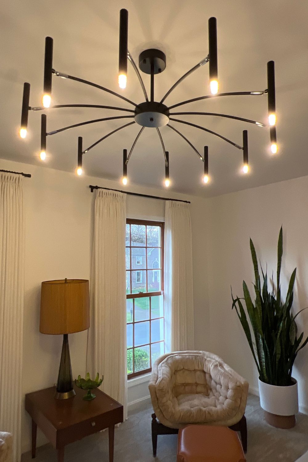 Radial Modern Chandelier - view 9 | everlamps