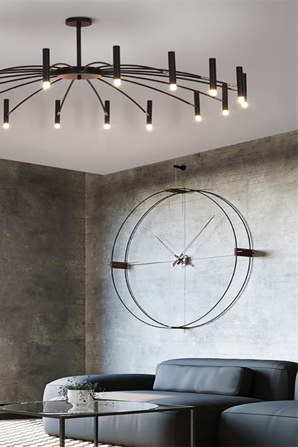 Radial Modern Chandelier - view 13 | everlamps