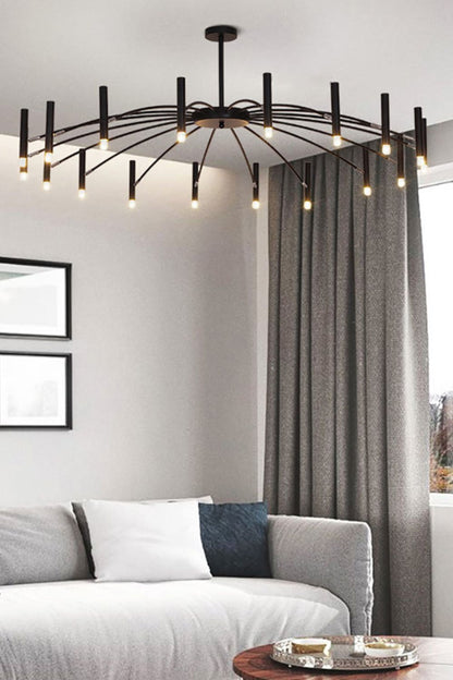 Radial Modern Chandelier - view 14 | everlamps