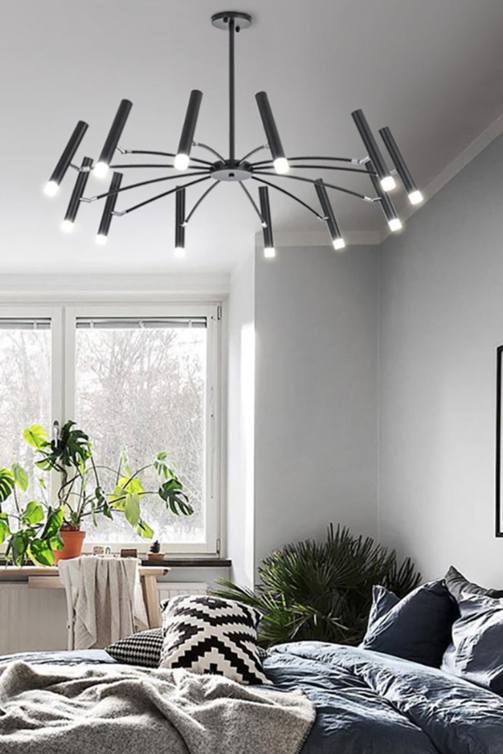Radial Modern Chandelier - view 18 | everlamps