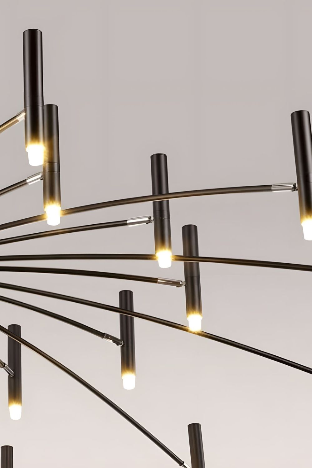 Radial Modern Chandelier - view 31 | everlamps