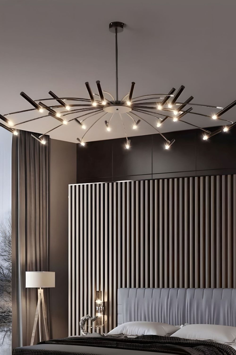 Radial Modern Chandelier - view 21 | everlamps