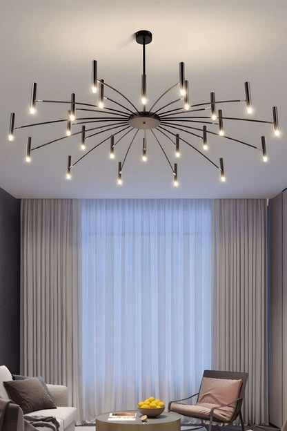 Radial Modern Chandelier - view 22 | everlamps