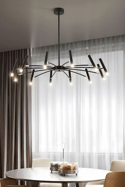 Radial Modern Chandelier - view 23 | everlamps