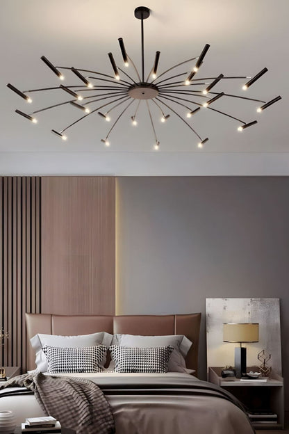 Radial Modern Chandelier - view 24 | everlamps