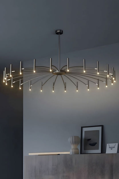 Radial Modern Chandelier - view 28 | everlamps