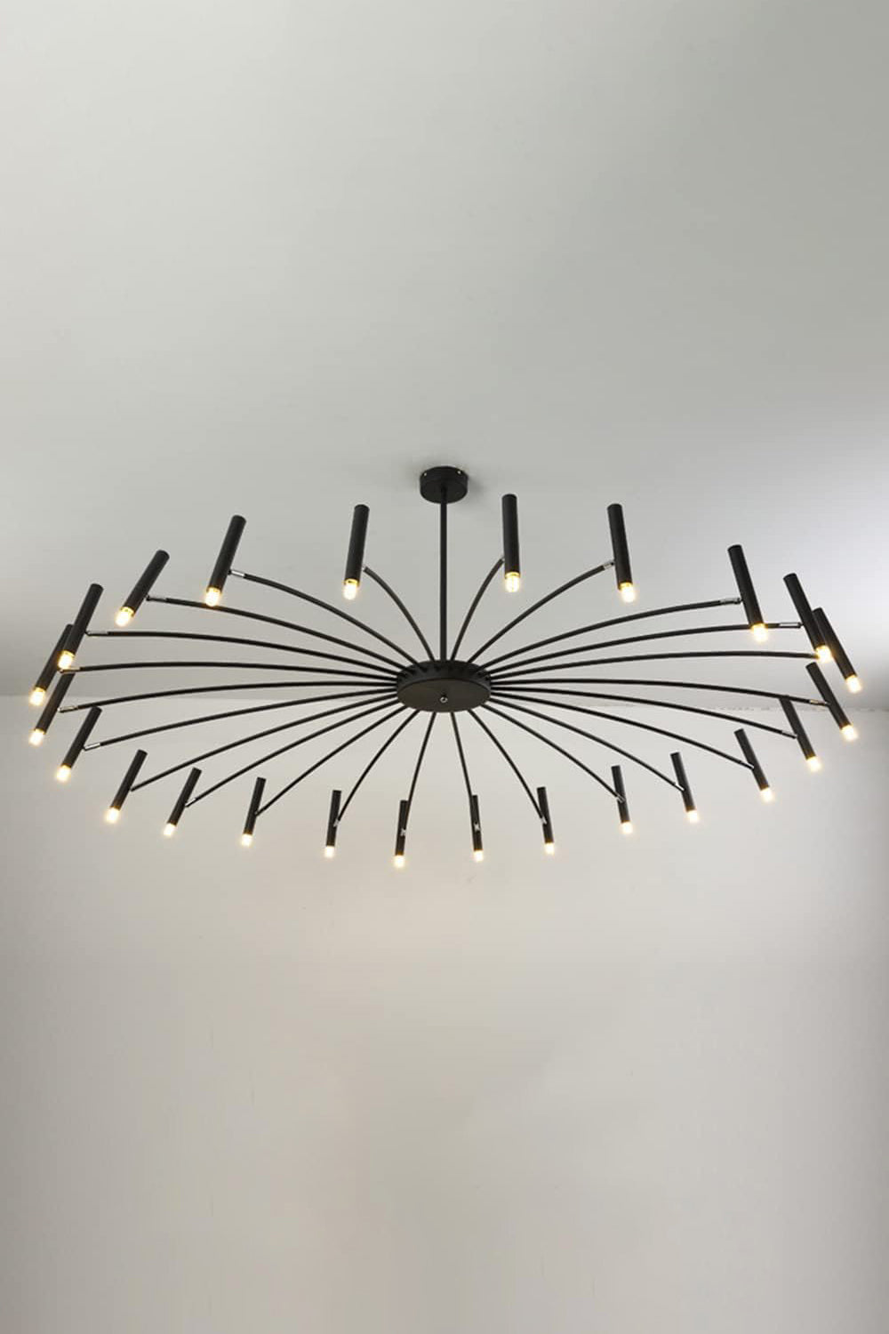 Radial Modern Chandelier - view 29 | everlamps