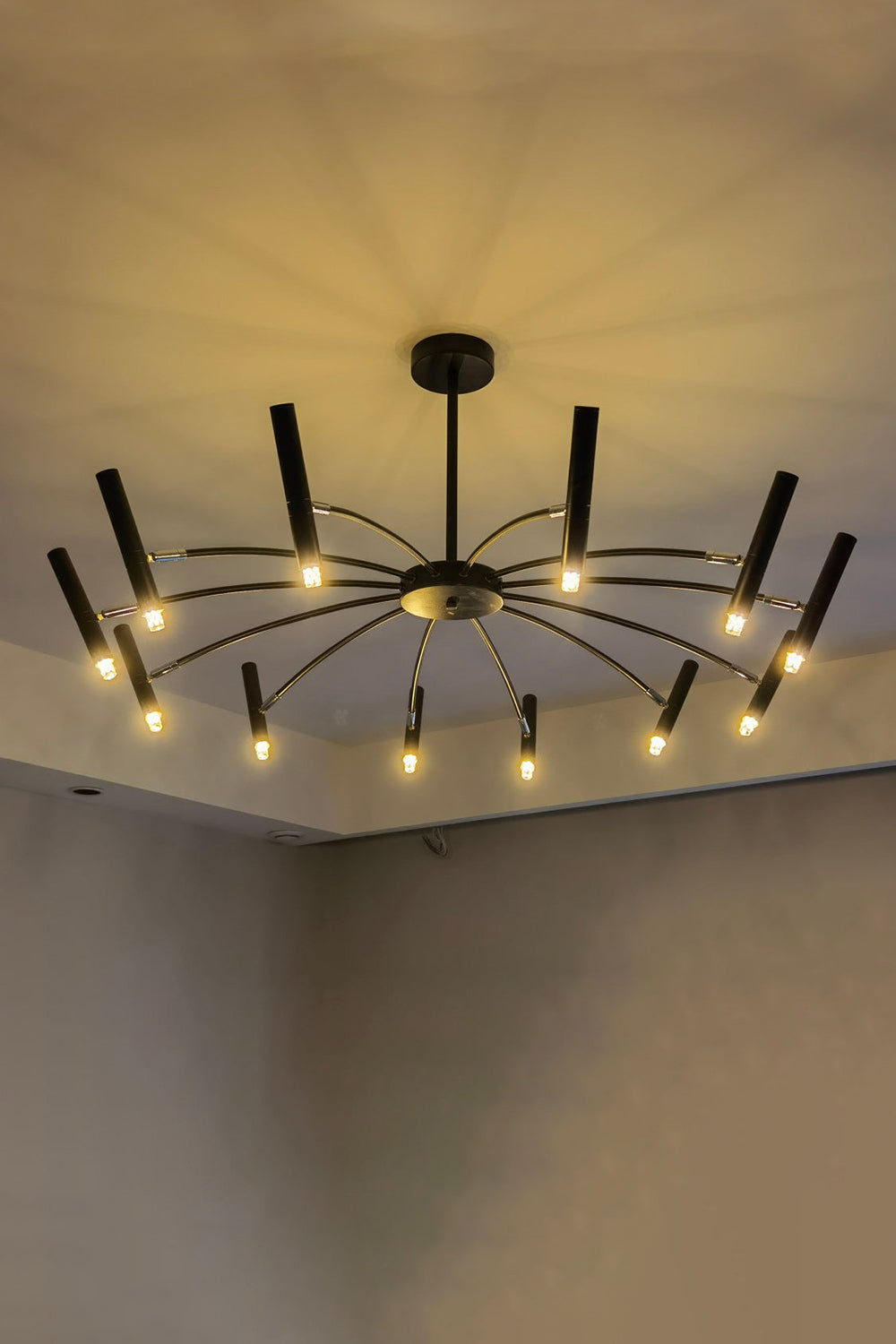 Radial Modern Chandelier - view 30 | everlamps