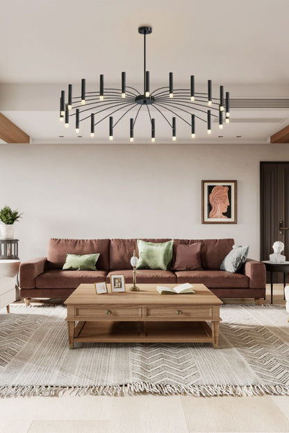 Radial Modern Chandelier - view 26 | everlamps