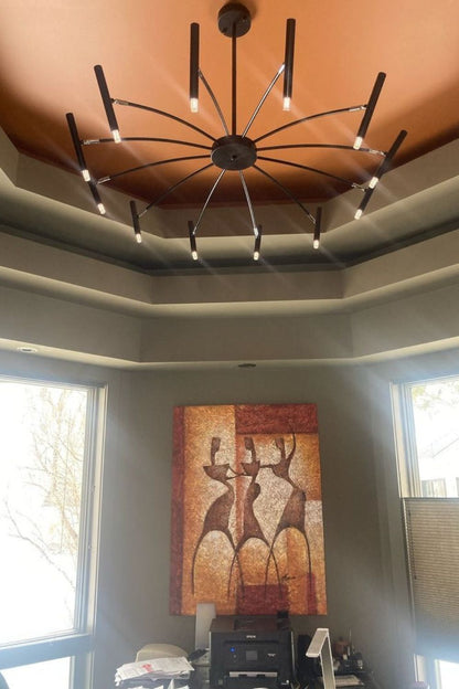 Radial Modern Chandelier - view 27 | everlamps