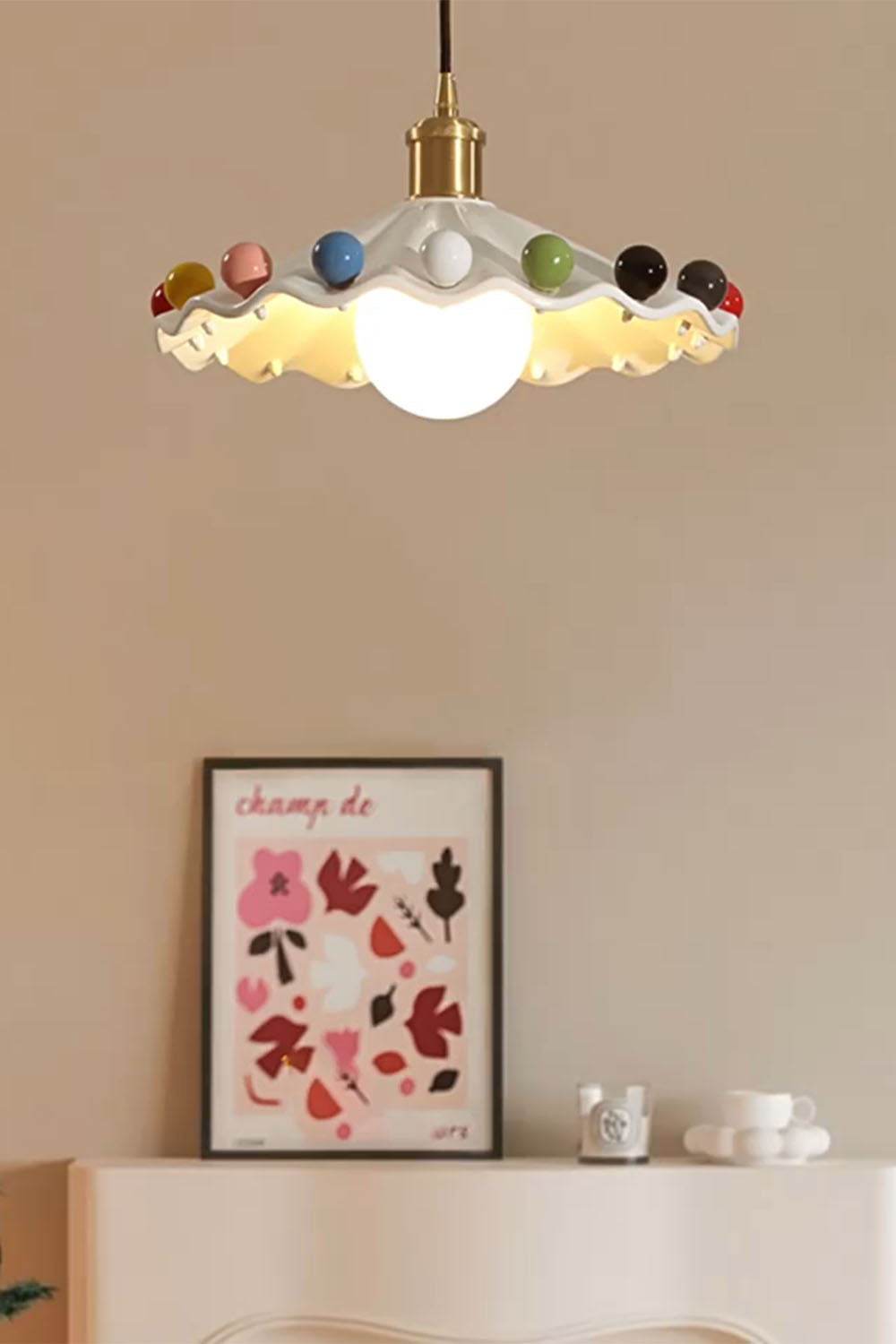 Dopamine Rainbow Wave Pendant Light - view 10 | everlamps